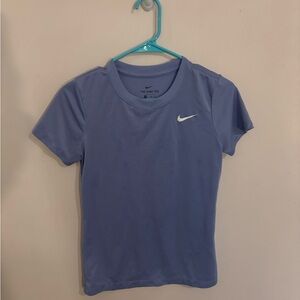 Nike Blue Tee with White Swoosh